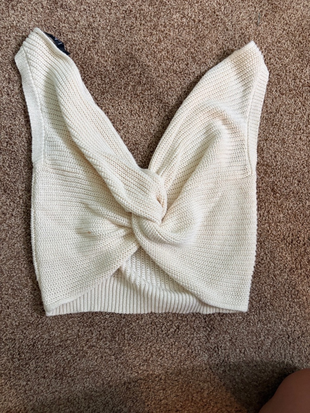 Lulus cropped sweater beach cover